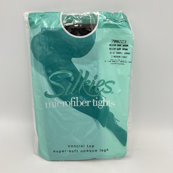 5 Pair Silkies Microfiber Tights Control Top Opaque Medium & Trouser‎ Socks - Picture 4 of 7